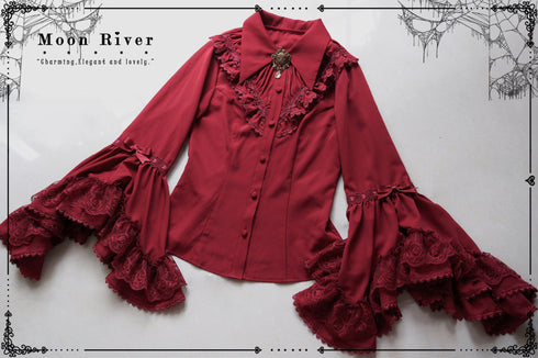 Moon  River  ムーンライトナイトスパイダー イレギュラースリーブシャツ
